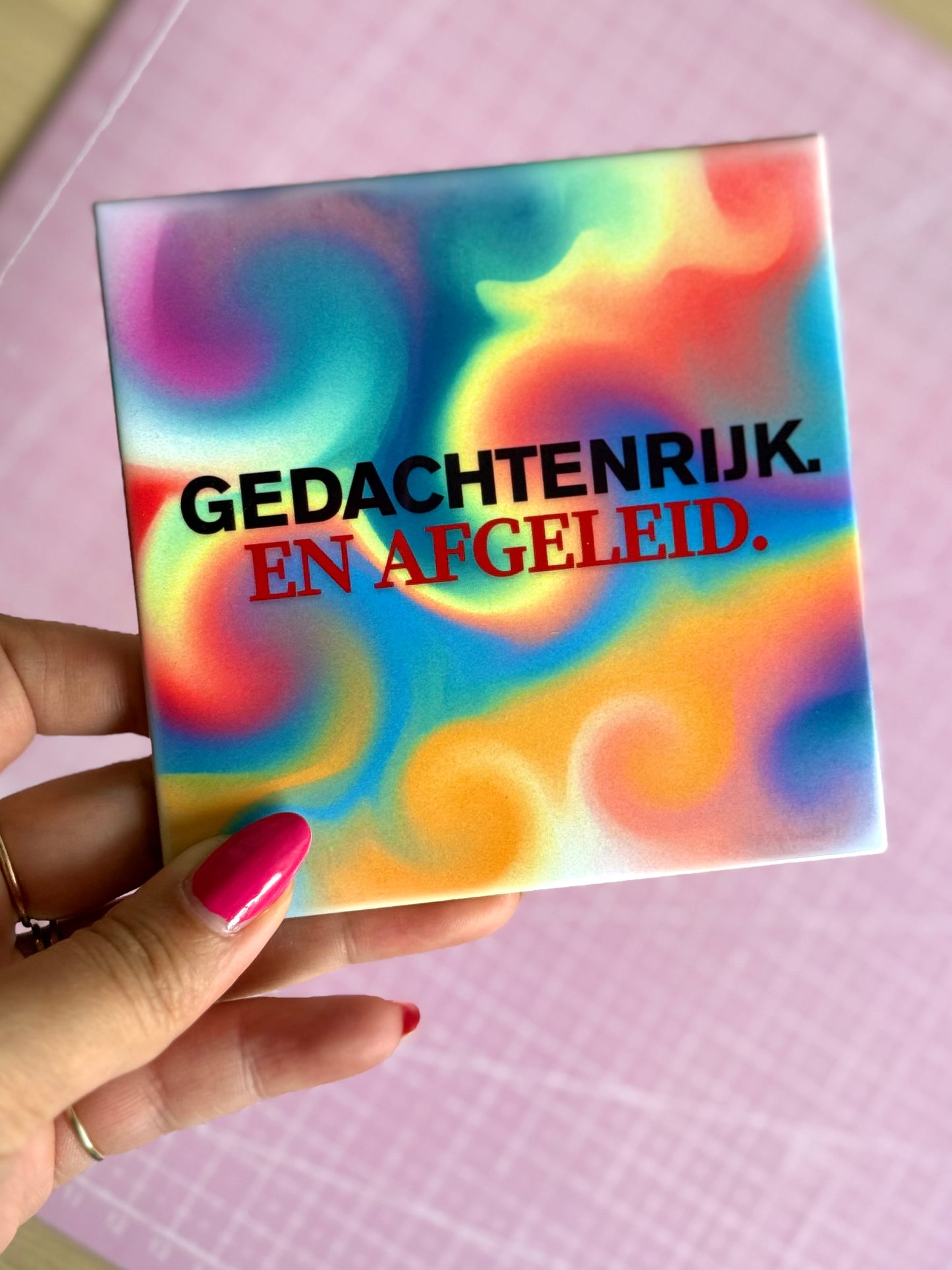 Tegeltje met tekst | Gedachtenrijk