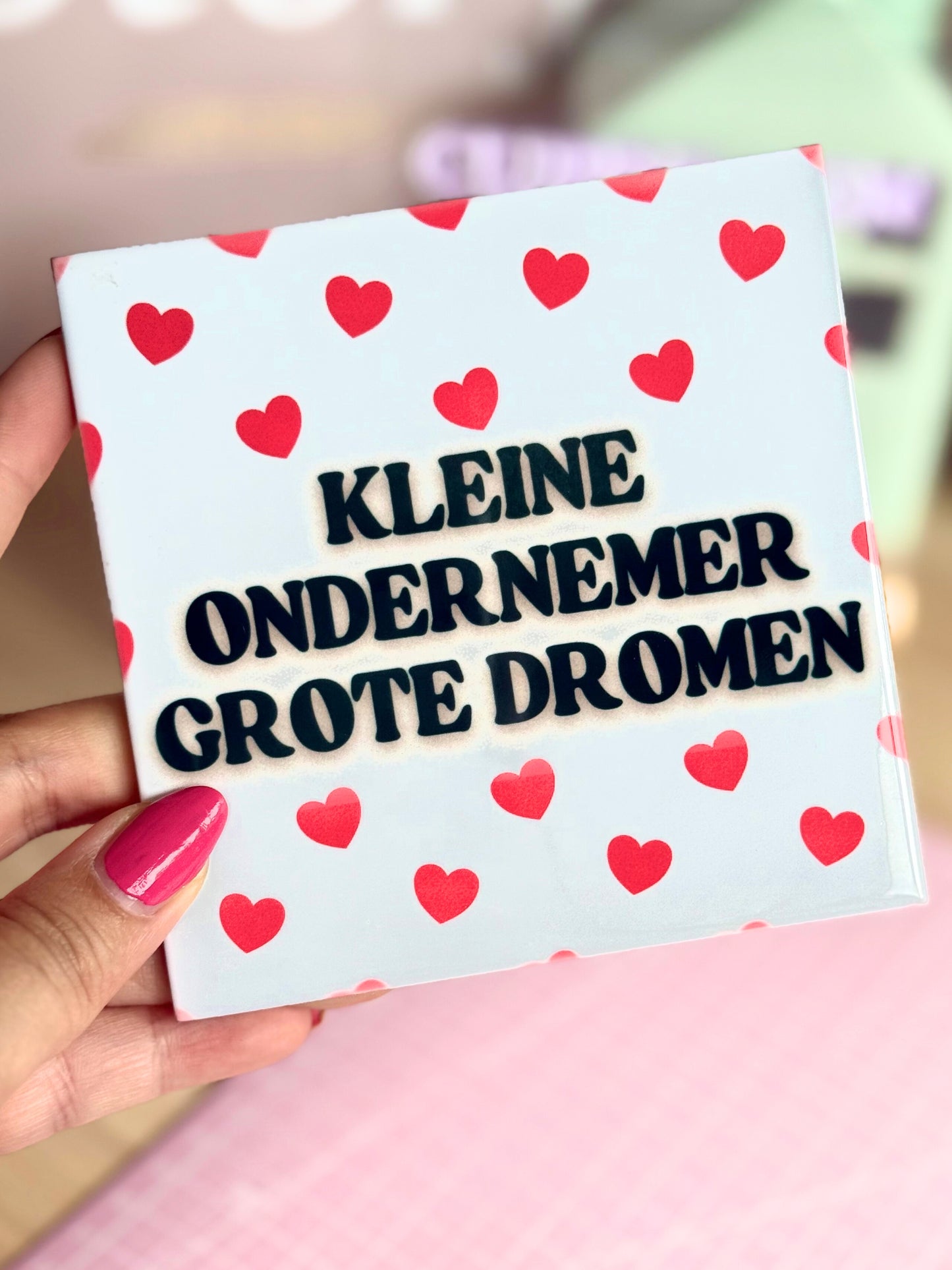 Tegeltje met tekst | ondernemer
