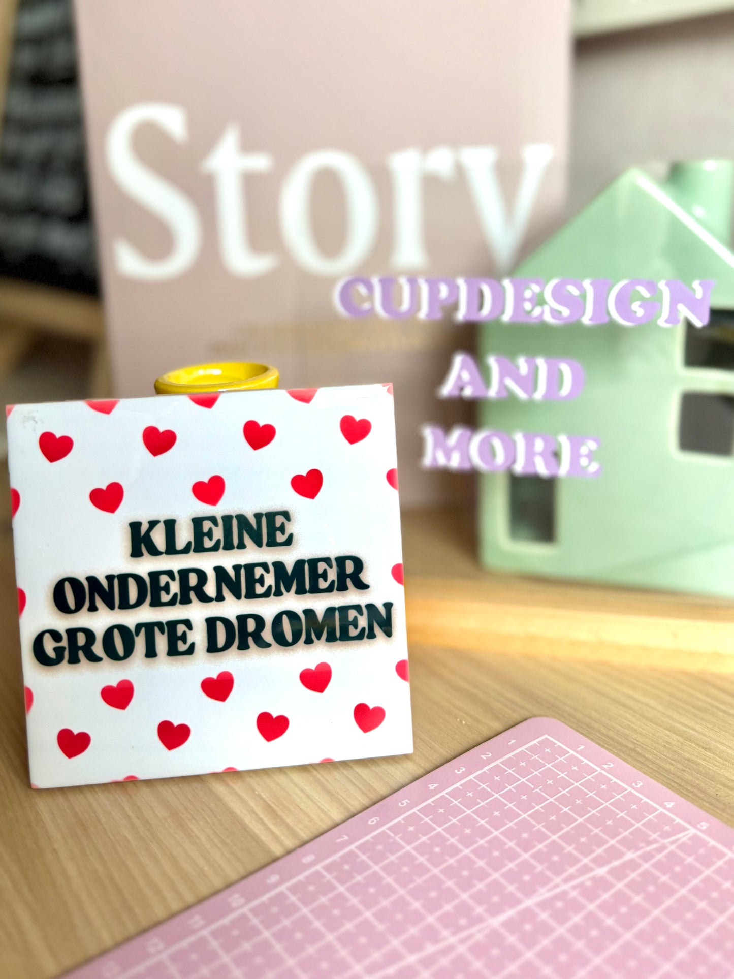 Tegeltje met tekst | ondernemer